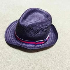 ストローハット 黒 メンズのサムネイル
