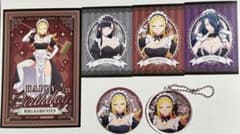 魔都精兵のスレイブ2上運天美羅 バースデーカード メイド ミニカード 缶バッジのサムネイル