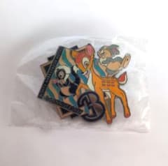 [Anonymous Shipping] Disney Ambassador Hotel 3rd Anniversary Pin Badge - Bambi & Thumper