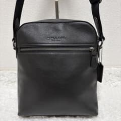 極美品】コーチ ヒューストン フライトバッグ レザー ブラック 4011 