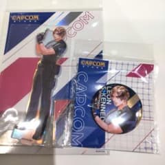 バイオハザード レオン ホログラム缶バッジ ホログラムアクリル