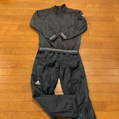 アディダス　ジュニア防寒中綿入ピステパンツ上下160150のサムネイル