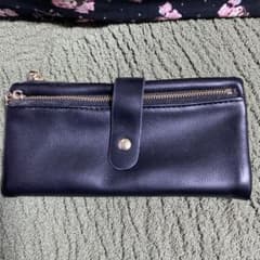 長財布 ブラック シンプルのサムネイル