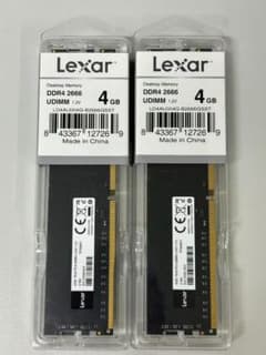 Lexar® DDR4-2666 UDIMM デスクトップメモリ新品 - メルカリ
