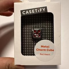 CASETiFY Metal Charm Cube Red Heartのサムネイル