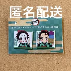 鬼滅の刃 炭治郎 炭子 ufotable 繋がるスクエア缶バッジ 遊郭編 - メルカリ