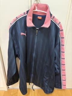 PUMA トラックジャケット ネイビー×ピンクのサムネイル