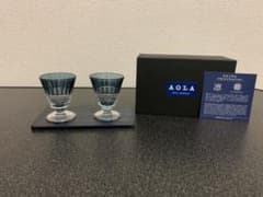 C*C様 AOLA 藍染木製品 凛 グラス ペアセットのサムネイル