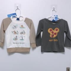 新品未使用　90サイズ　ディズニー　長袖　トップスのサムネイル
