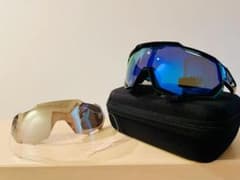 スポーツサングラス　スペアレンズ付き　野球スキーロードバイクのサムネイル