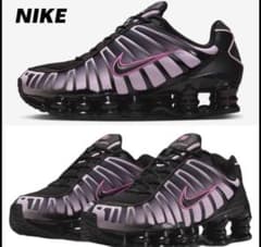 NIKE SHOX TL ブラック ピンク スニーカーのサムネイル