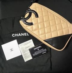 CHANEL カンボンライン ミニショルダーバッグ 9番台 ギャランティ 