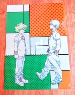 僕のヒーローアカデミア A4クリアファイル 緑谷&爆豪
