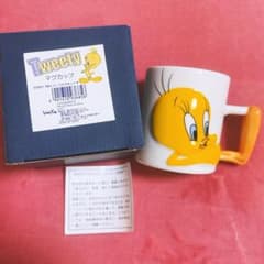 希少レア　トゥイーティー　レリーフマグカップ　TW vivitex 平成レトロ 希少レア トゥイーティー レリーフマグカップ TW vivitex 平成レトロ