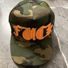 CHROME HEARTS レザーパッチ迷彩 クロムハーツ 迷彩キャップ - メルカリ