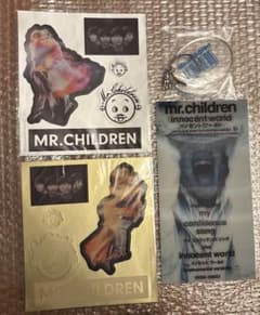 ミスチルMr.Children ステッカー限定キーホルダー4点セット - メルカリ