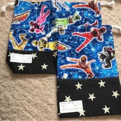 aya様専用☆キュウレンジャー お弁当袋２巾着1セット☆のサムネイル