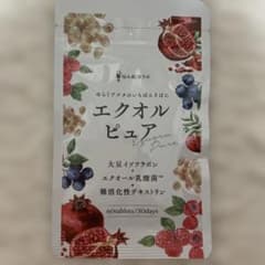 エクオルピュア 30日分 エクオール 乳酸菌 100mg イソフラボン サプリのサムネイル