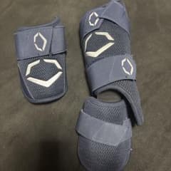 EVOSHIELD エルボーガード レッグガード セット ネイビー - メルカリ