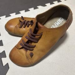 【美品】CAMPER カンペール ペウカミ ブラウン　レザースニーカー 38 カンペール CAMPER [カンペール] PEU CAMI / スニーカー （ブラウン