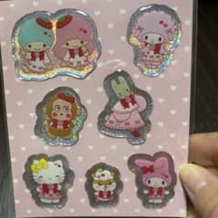 サンリオ みんなでお祝い キラキラぷっくりシールのサムネイル