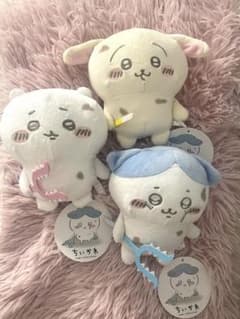 ちいかわ  とぼとぼぬいぐるみ タグ付き 3体セットのサムネイル
