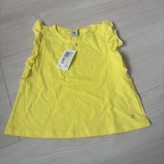 n*a様 PETIT BATEAU フリルTシャツ イエロー 110cm 5anのサムネイル