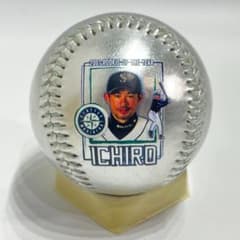 イチロー　2001年 ルーキーイヤー　ア・リーグ新人王獲得　シルバーフォトボール イチロー 2001年 ルーキーイヤー ア・リーグ新人王獲得 シルバーフォト