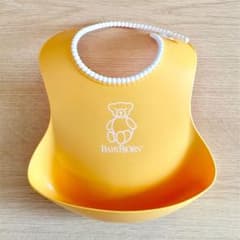 nachu様専用 ♡ ベビービョルン お食事エプロン スタイ ☆ イエローのサムネイル