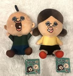 パンパンくんの日常 ぽってりお手玉ぬいぐるみ 2種セット