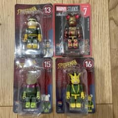 BE@RBRICK Happyくじ MARVEL 4種セットのサムネイル