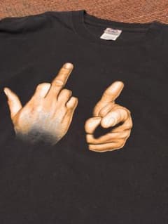 [美品] USA製 00s FUCK Tシャツ DELTA XLのサムネイル