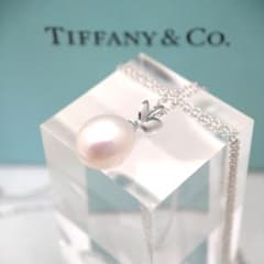 TIFFANY＆Co. ティファニー オリーブリーフ パール ネックレス 入学式 