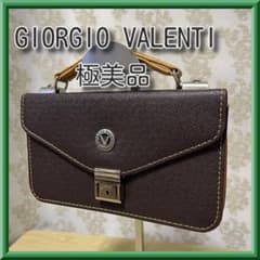 極美品・未使用】GIORGIO VALENTI お財布機能付き ミニバッグ鍵付