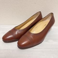 美品✨ TANINO CRISCI ブラウン本革 パンプス イタリア製 35 - メルカリ