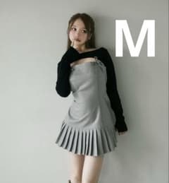 ワンピース ANDMARY Karen knit set mini dress ANDMARY】Karen knit set mini dress