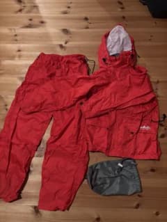 PROMONTE レインスーツ 上下セット レッドのサムネイル