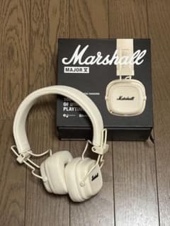 Marshall Major V ワイヤレスヘッドフォン ホワイト - メルカリ