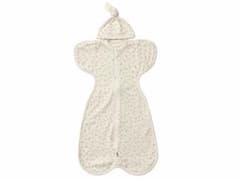 【美品】おくるみ スワドル 帽子付き 新生児 小花柄 夜泣き対策 ベビーのサムネイル