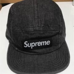 supreme デニム キャップ ブラックのサムネイル