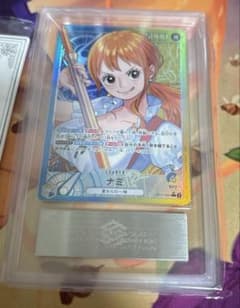 ワンピースカード】ナミ Lリーダーパラレル ARS10 鑑定書付き - メルカリ