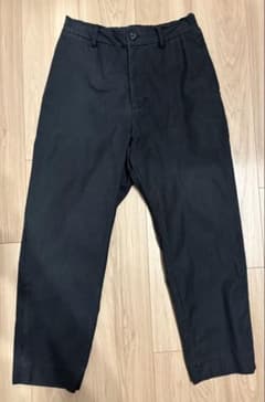 ADAM ET ROPE’ ストレッチ テーパードパンツ スラックス 紺のサムネイル