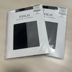 POLO RALPH LAUREN ストッキング L-LLブラック2セットのサムネイル