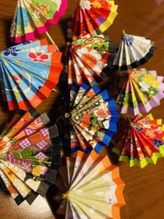 折り紙ミニ番傘10本のサムネイル