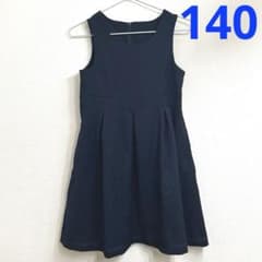 フォーマルワンピース140cm⭐︎ノースリーブワンピース⭐︎濃紺のサムネイル