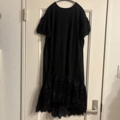 POM PONETTE AMI 半袖ワンピース ブラックのサムネイル