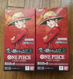 ワンピースカード 受け継がれる意志 未開封 テープ付き 2box - メルカリ