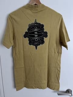 起床 黒タグ 80s バックプリント マスタード色 Tシャツ Sサイズ - メルカリ