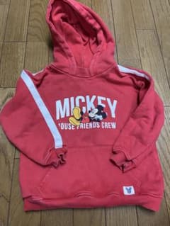 Disney ミッキーマウス キッズ パーカー レッドのサムネイル