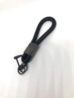 ★新品未使用★フェイクレザーキーホルダー★キーリング★のサムネイル